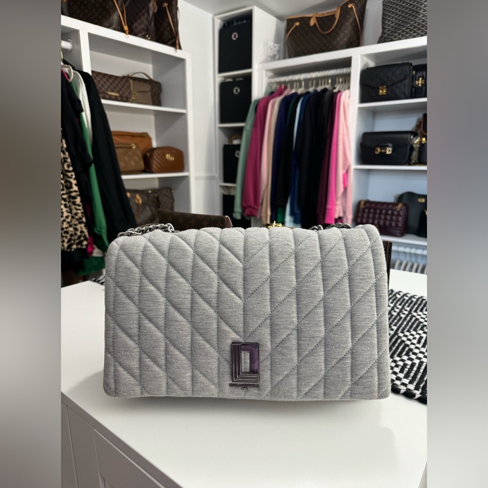 Karl Lagerfeld Lafayette XL Knit Handbag